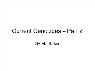 Current Genocides- Part 2 - slide 1