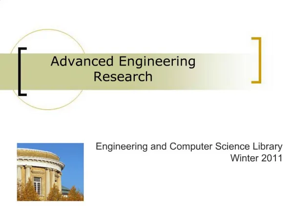 Advanced Engineering Research