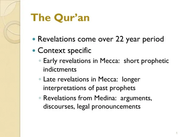 The Qur an
