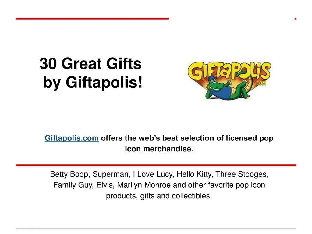 30 great gifts by giftapolis