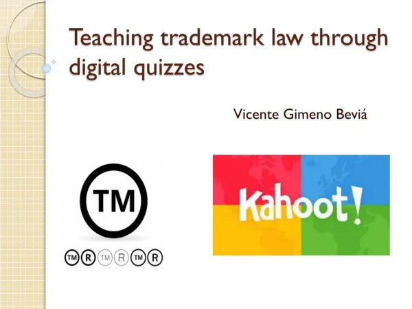 Teaching trademark law through digital quizzes