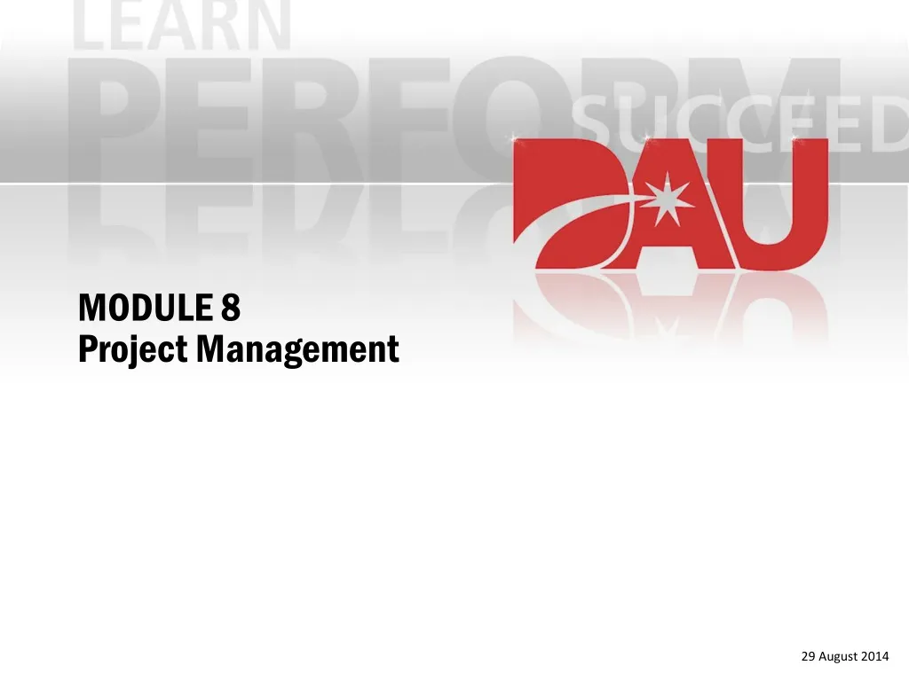 module 8 project management