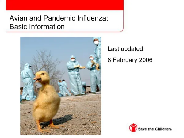 Avian and Pandemic Influenza: Basic Information