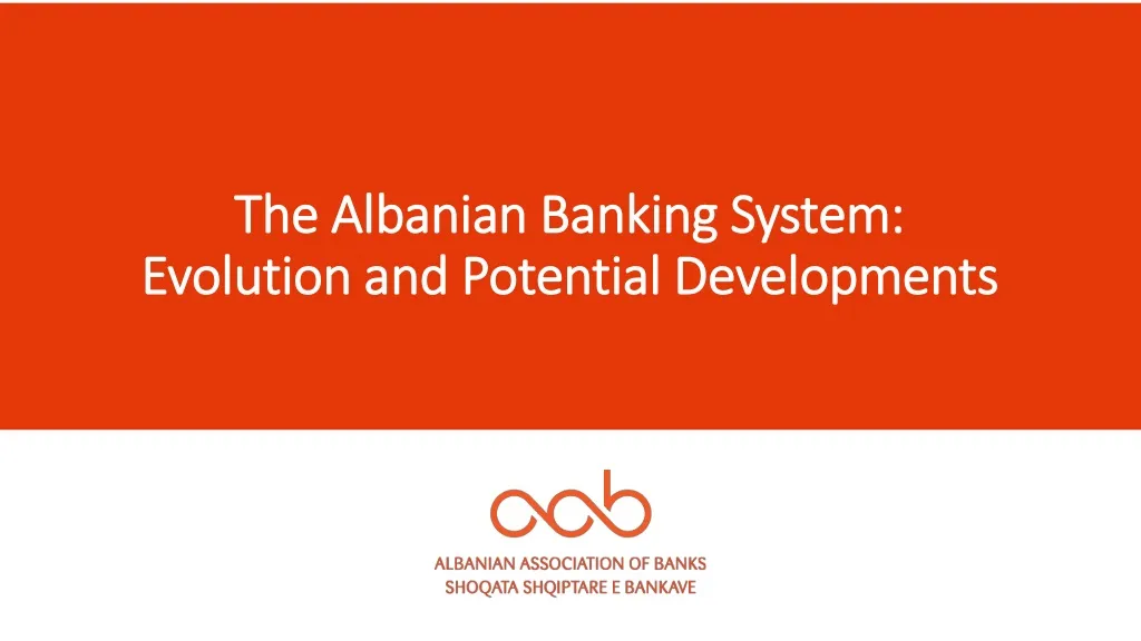 the albanian banking system evolution