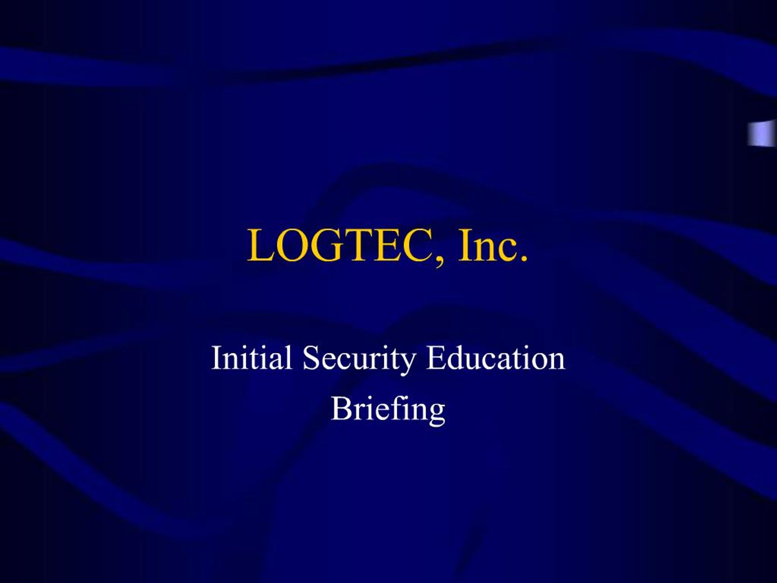 PPT - LOGTEC, Inc. Security Clearances - Renewal and Eligibility ...