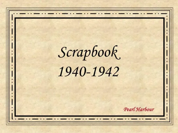 Scrapbook 1940-1942