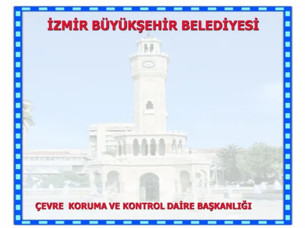 IZMIR B Y KSEHIR BELEDIYESI