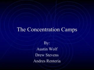 The Concentration Camps