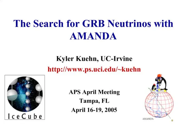 The Search for GRB Neutrinos with AMANDA
