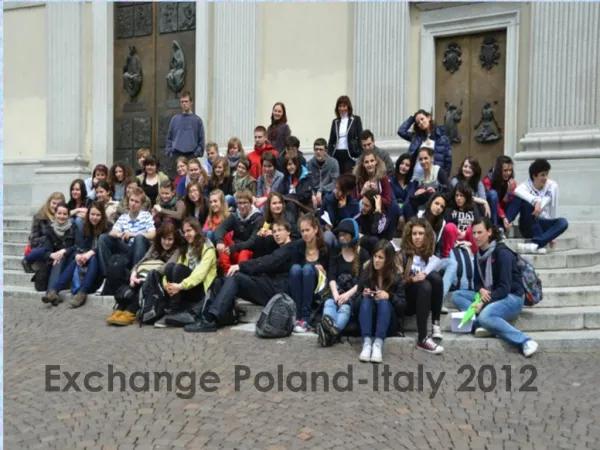 Exchange Poland-Italy 2012