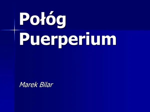 Pol g Puerperium