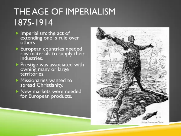 The Age of Imperialism 1875-1914