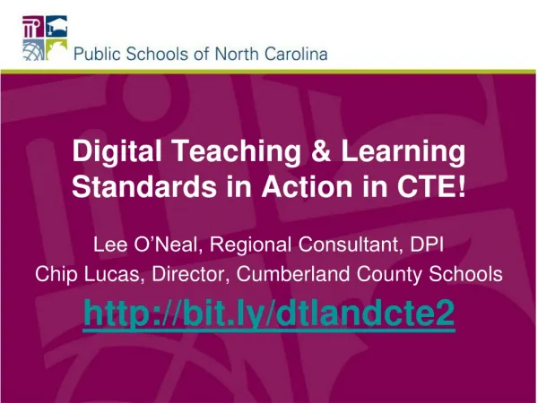 Digital Teaching &amp; Learning Standards in Action in CTE!