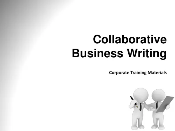 Collaborative Business Writing Corporate Training Materials