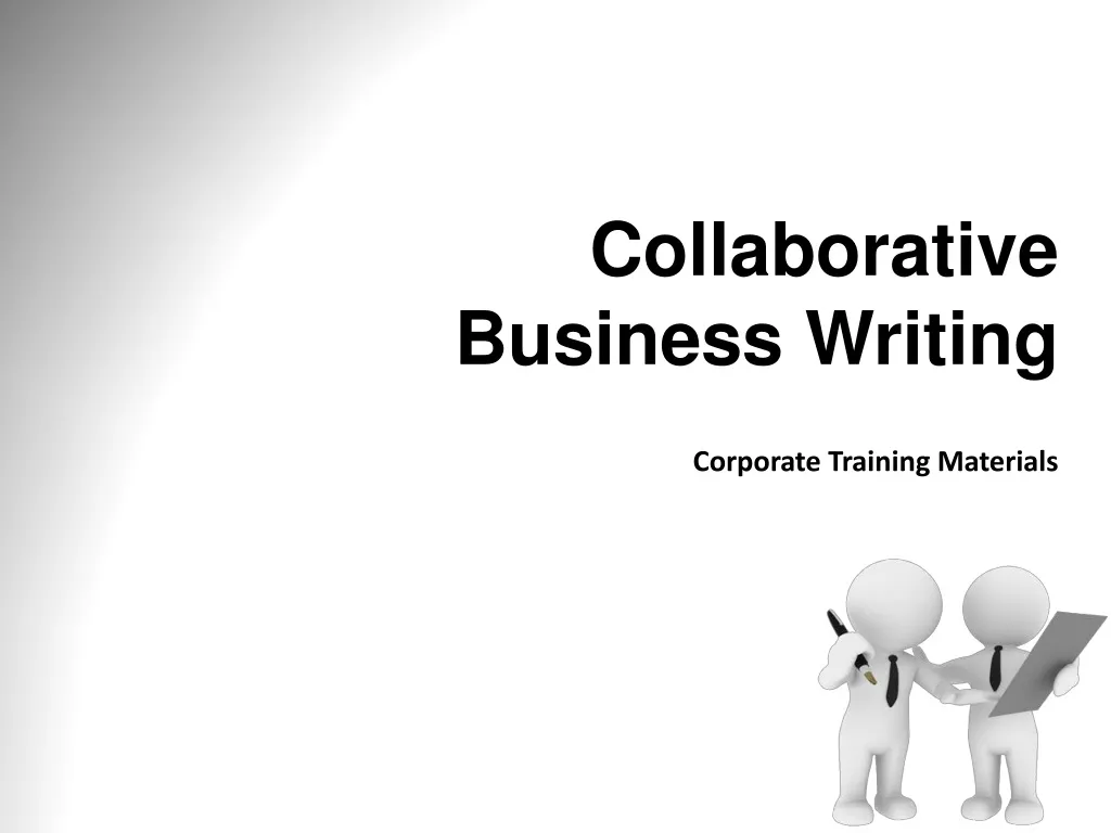collaborative business writing corporate training