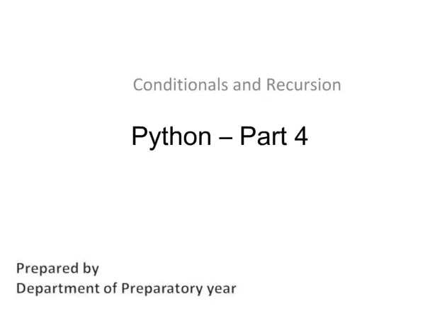Python Part 4