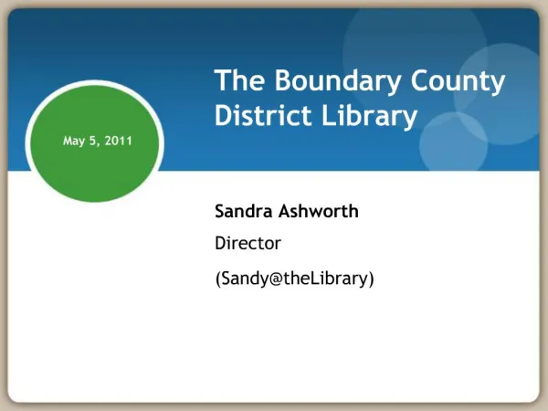 The Boundary County District Library