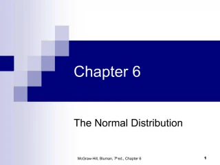 The Normal Distribution - slide 1