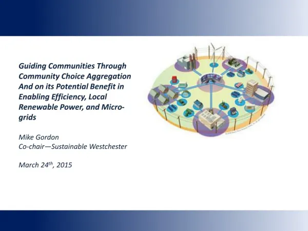 Guiding Communities Through Community Choice Aggregation