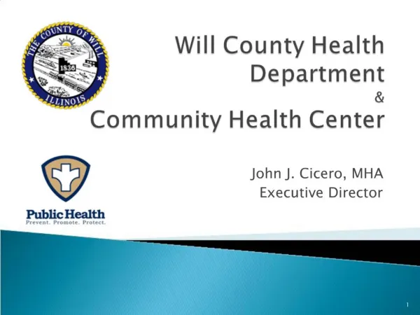 Will County Health Department Community Health Center