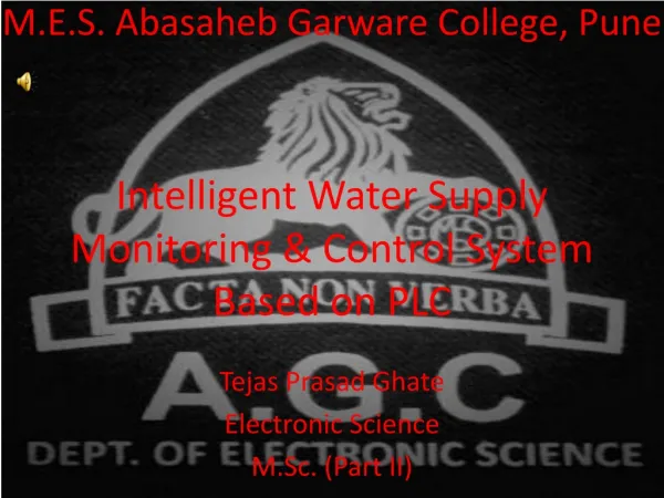 M.E.S. Abasaheb Garware College, Pune