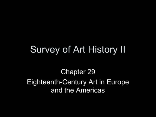 Survey of Art History II