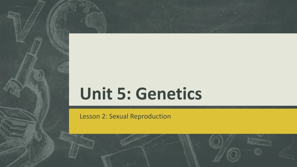 unit 5 genetics