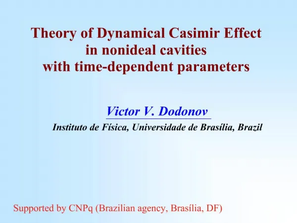 Theory of Dynamical Casimir Effect in nonideal cavities with time-dependent parameters