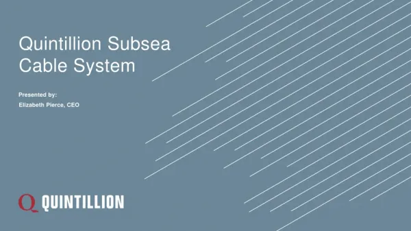 Quintillion Subsea Cable System