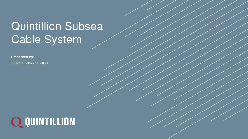 quintillion subsea cable system