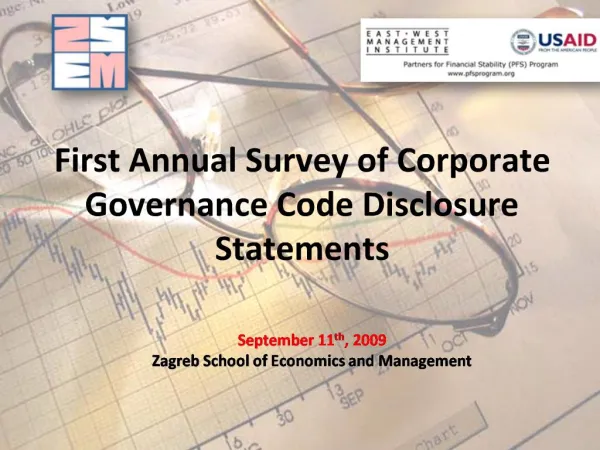 First Annual Survey of Corporate Governance Code Disclosure Statements