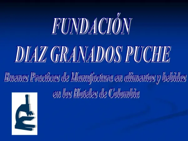 FUNDACI N DIAZ GRANADOS PUCHE