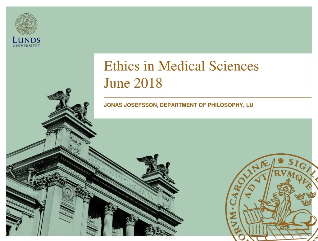 ethics in medical sciences june 2018