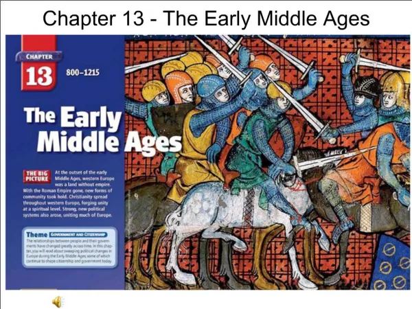 Chapter 13 - The Early Middle Ages
