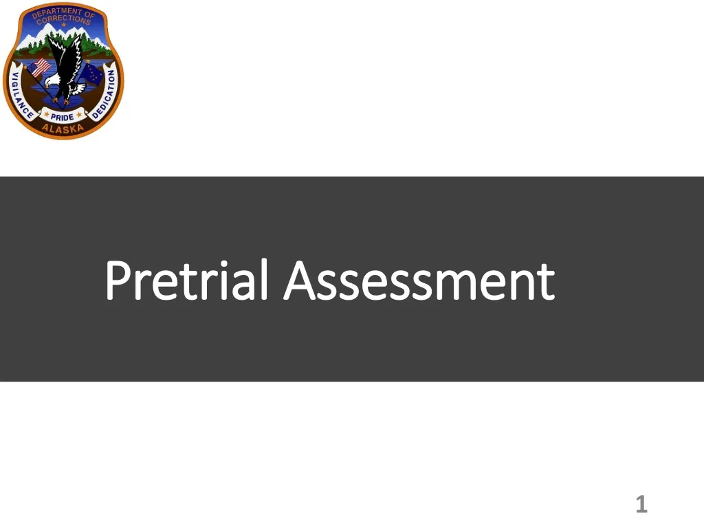 pretrial assessment