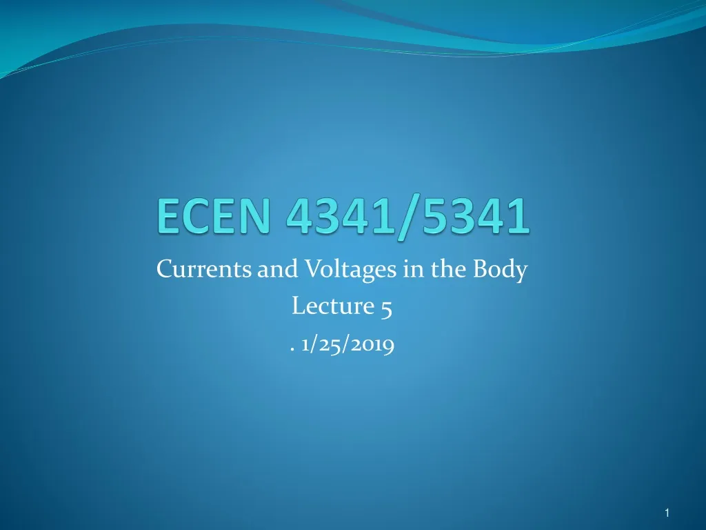 ecen 4341 5341
