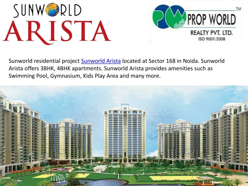 sunworld residential project sunworld arista