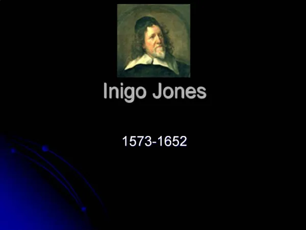 Inigo Jones