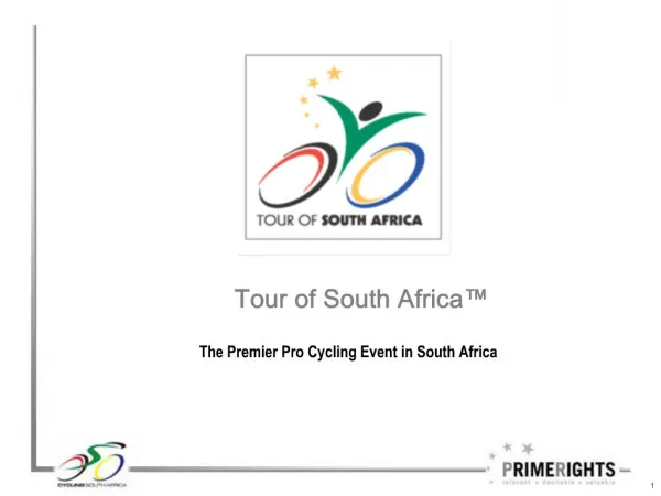 Tour of South Africa The Premier Pro Cycling Event in South Africa