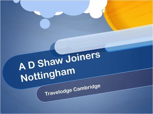 Nottingham Joiners Travelodge