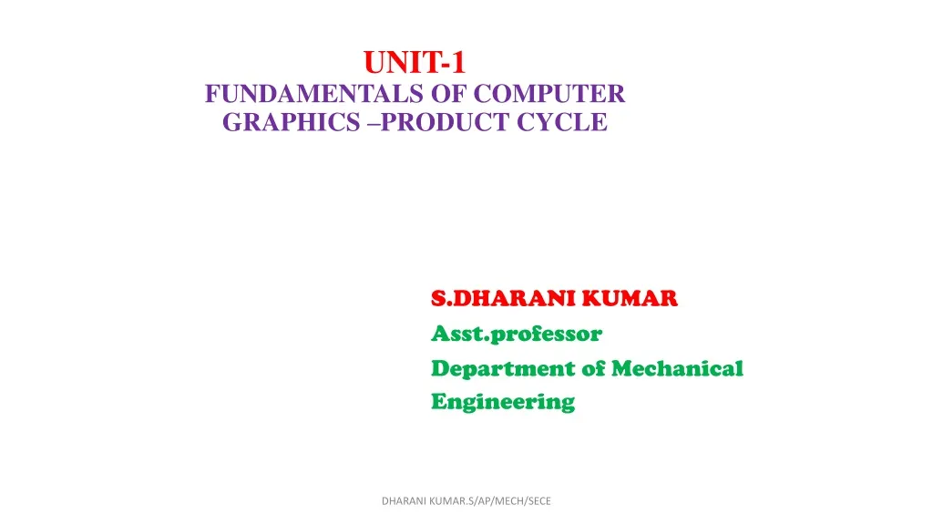 unit 1 fundamentals of computer graphics product