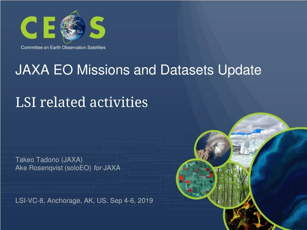 jaxa eo missions and datasets update lsi related