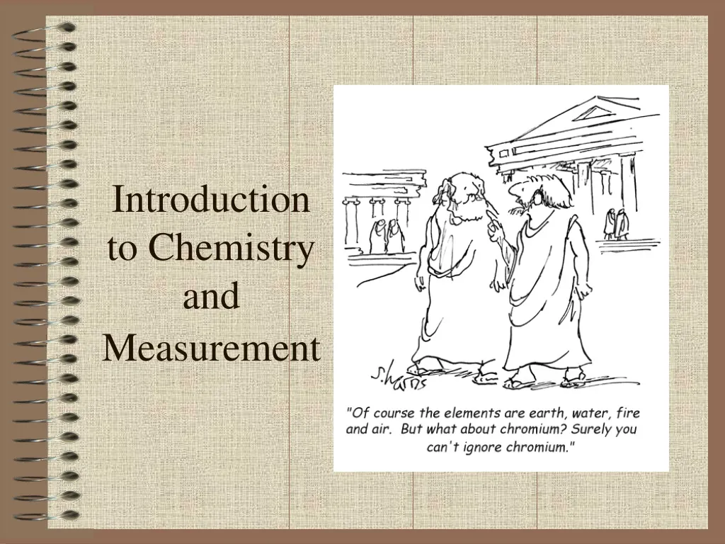 introduction to chemistry and measurement