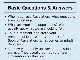 Apocalypse: Answers to Common Questions about the End of the World - slide 1