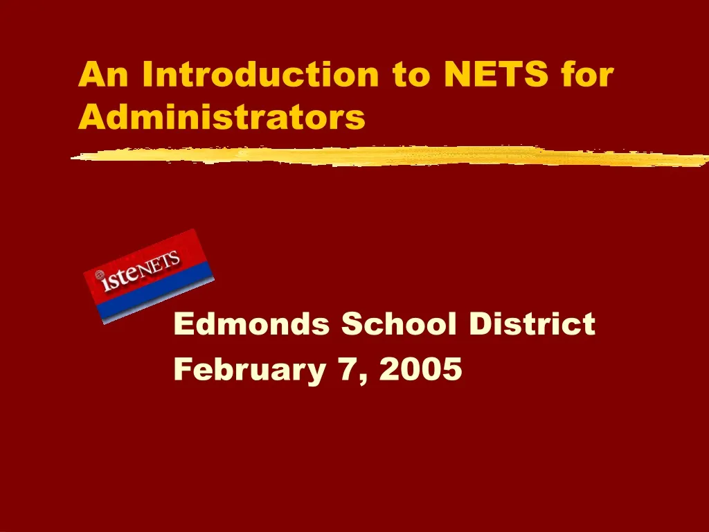 an introduction to nets for administrators