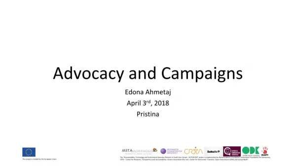 Advocacy and Campaigns