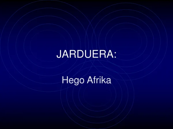 JARDUERA: