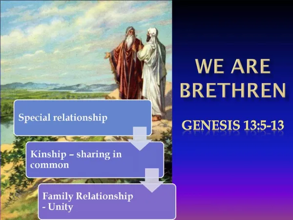 We are brethren