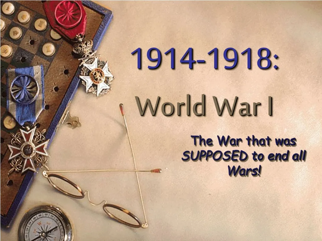 1914 1918 world war i