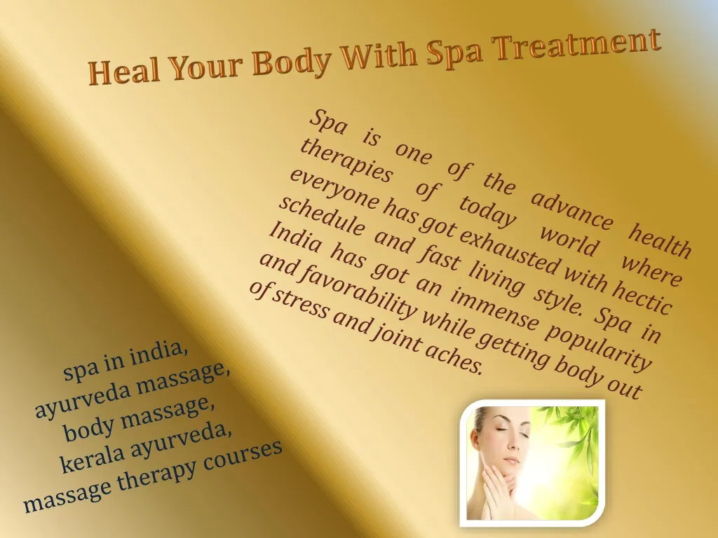 heal your body with spa treatment